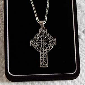 Celtic Sterling Silver Cross 