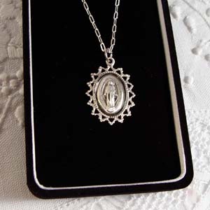 Sterling Miraculous Medal 